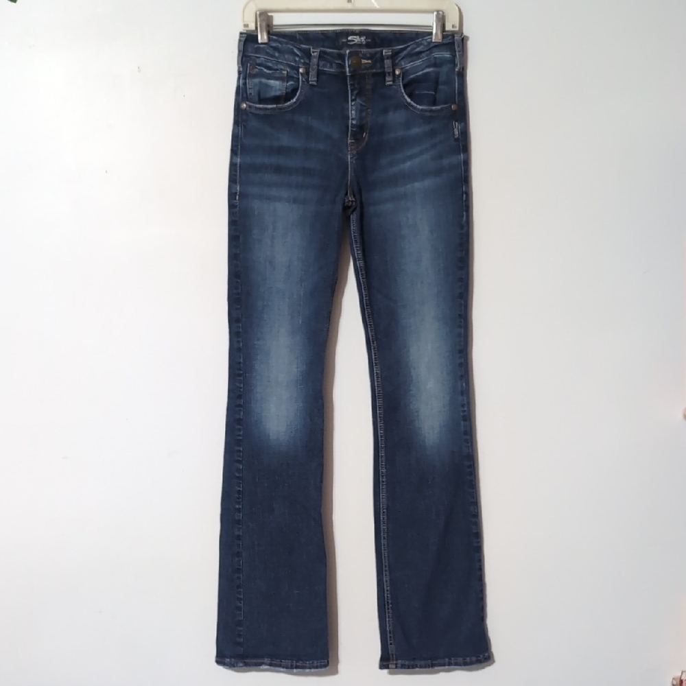Silver Izzy Bootcut Women's Blue Jeans
